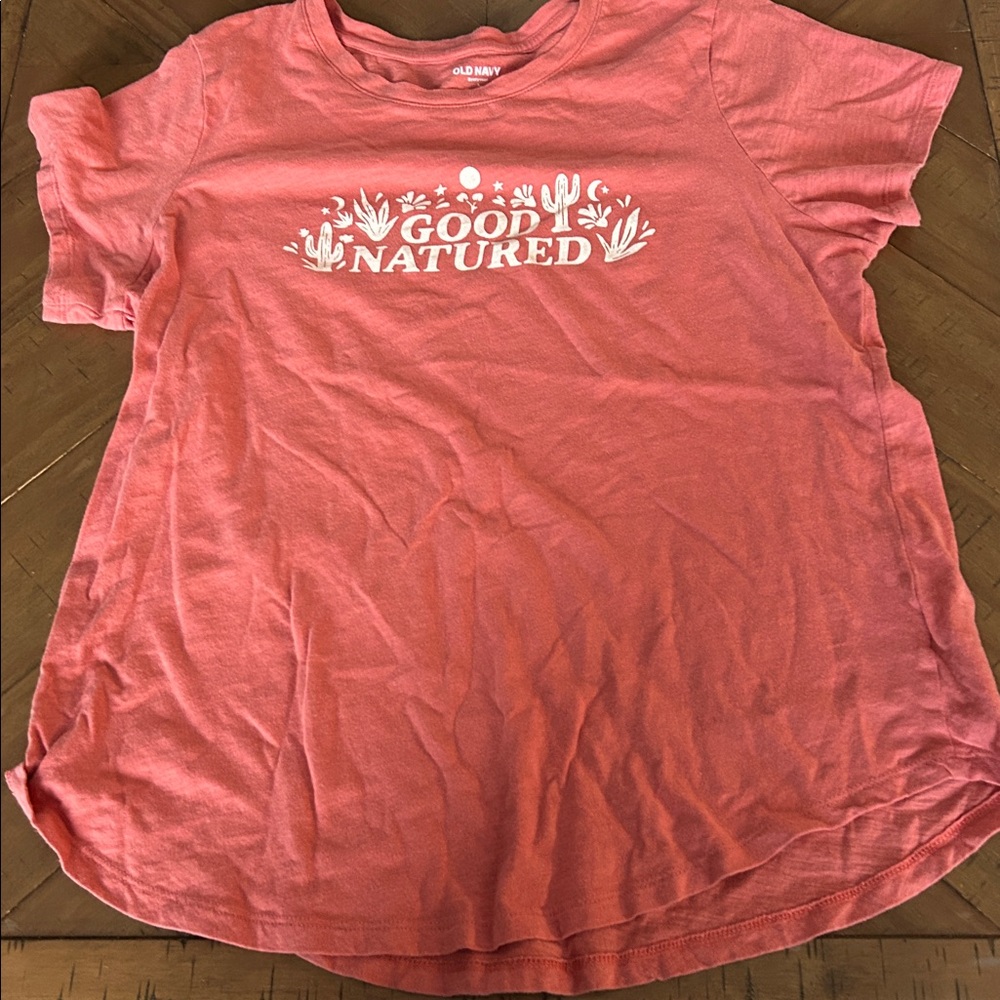 Old Navy Pink Graphic T-Shirt